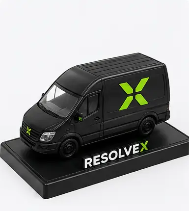 Modelo Camioneta Corporativa – PLA Negro y Verde